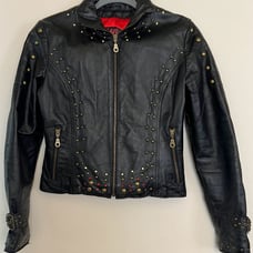 Wilson’s love and peace leather jacket
