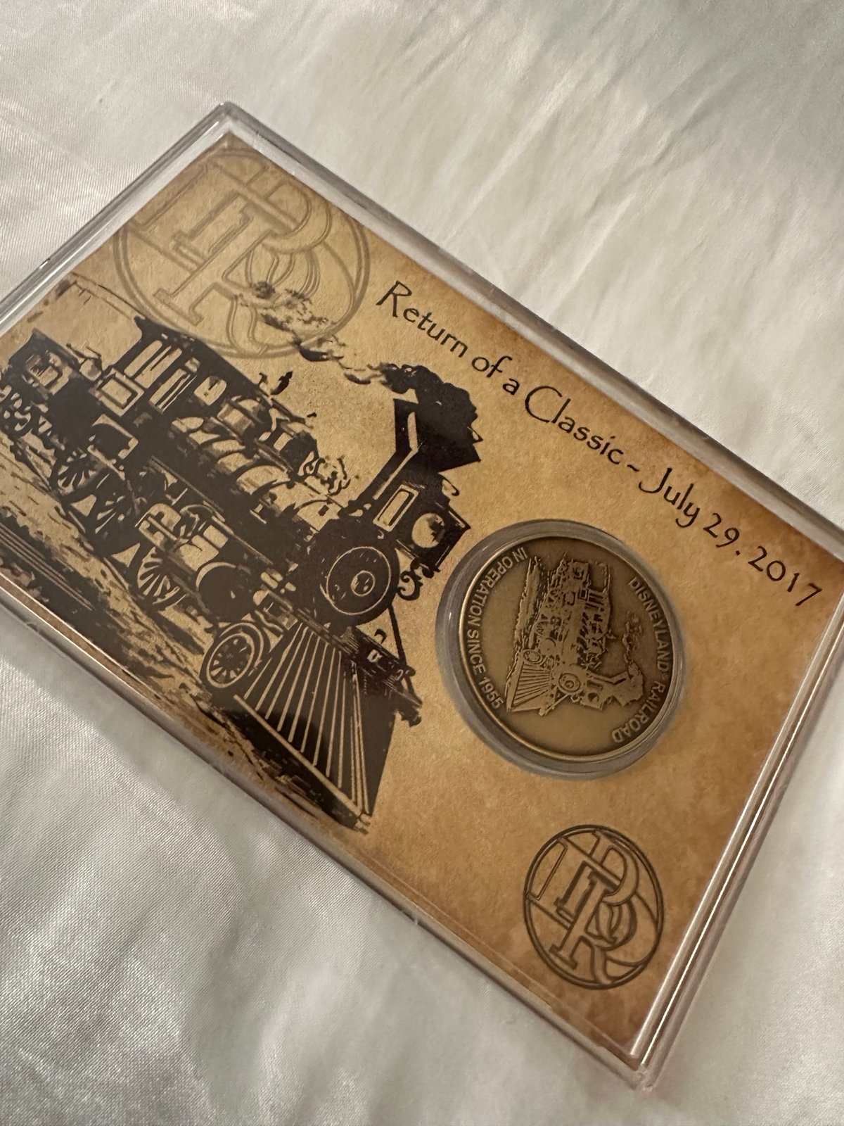 Disney Disneyland Railroad Collectors Coin
