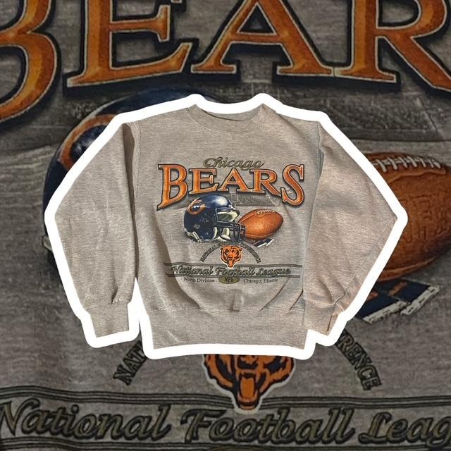 Rare & HTF 1995 Chicago Bears Vintage NFL Crewneck Sweatshirt Youth Med Football