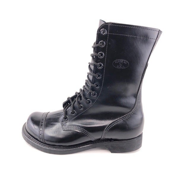 Corcoran 975 Black Leather Paratrooper Jump Boots 8.5