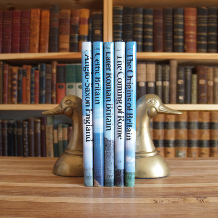 Britain Before The Conquest - vintage five volume matched set of history books