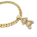 38 BABY Young Boy Monkey Pendant & Iced Box Lock Cuban Chain Hip Hop Necklace