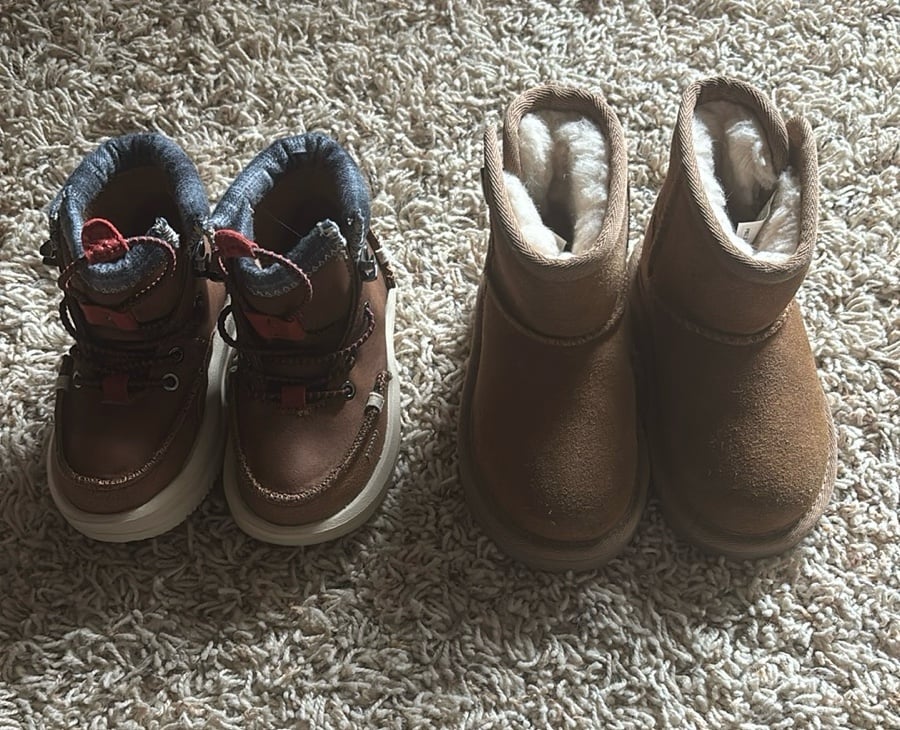 Toddler Ugg & Hey Dude Boots