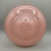 1930s Pink Glass Light Shade Dome Shaped Ceiling Candlewick Edge 3 Hole Mount
