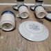 Vtg Ceramic Carousel Stone Ware 802 Blue Japan