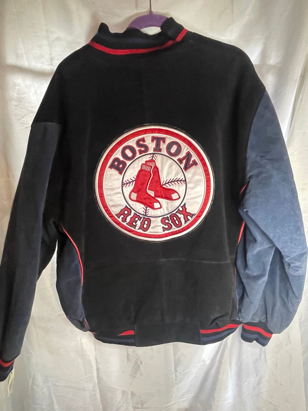 Baseball jacket “General merchandise” suede Boston Red Socks bomber size XL NWT