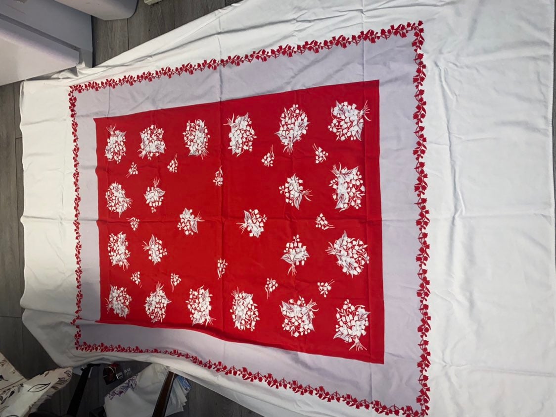 Vintage table cloth