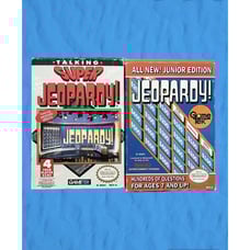 Junior Edition & Talking Super Jeopardy Nintendo 1989 NES CIB Complete Tested