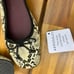 NWT AEROSOLES Womens Catalina Ballerina Flat - Snake Print