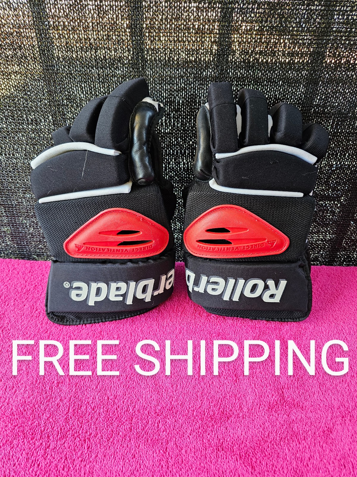 Rollerblade Roller Hockey Gloves Size Small-Medium S-M Vintage