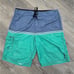 O'neill board shorts swim trunks casual shorts blue and green Men's size 34