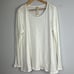 Magnolia Pearl Dylan Tee White Long Sleeve Relaxed Oversized Fit One Size Cotton