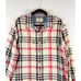 The Normal Brand Mens Shirt Beige Mountain Overshirt Apres Plaid Cabincore XL