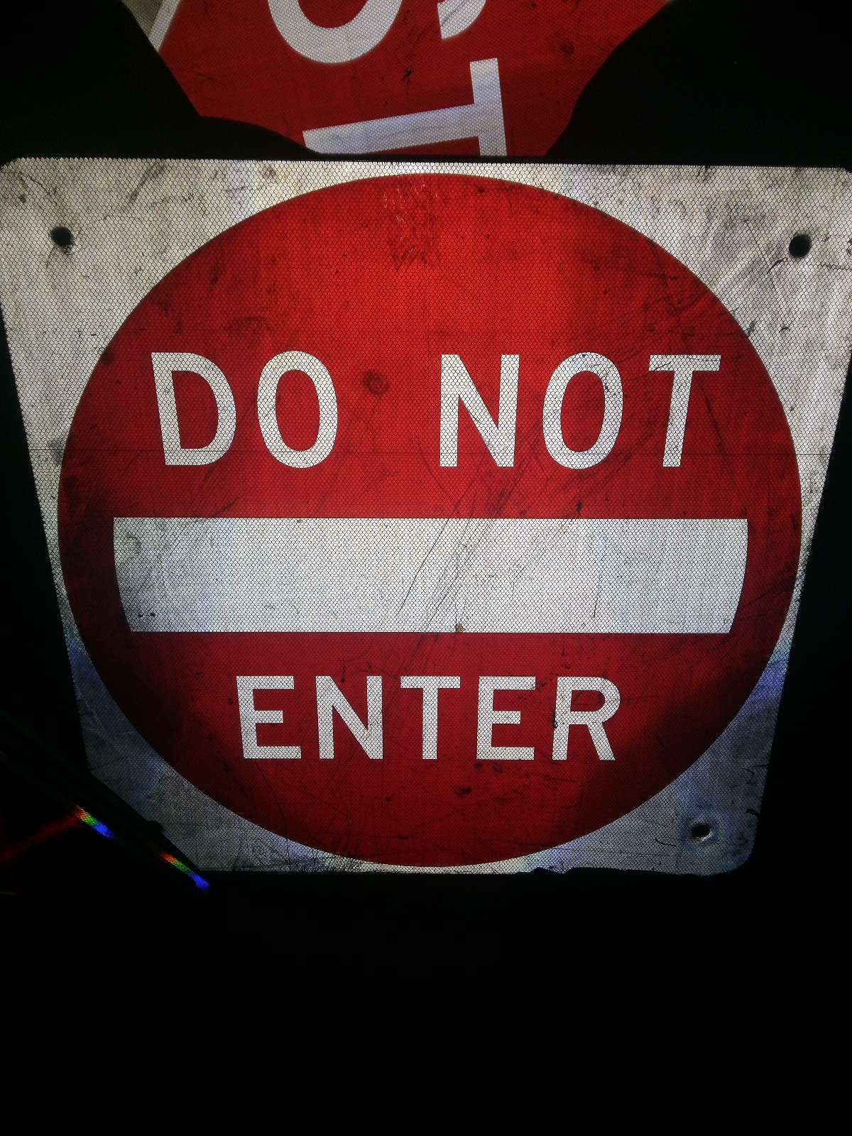 24 x24 highway signs lot