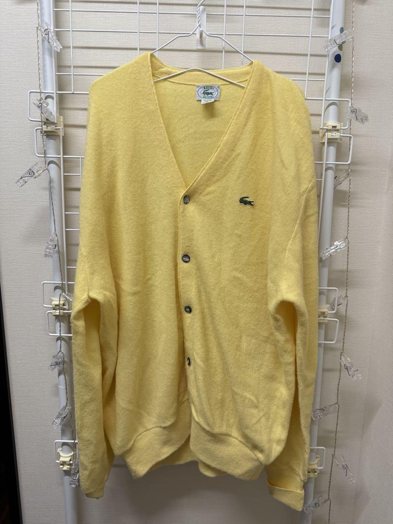 IZOD LACOSTE Yellow Cardigan XL