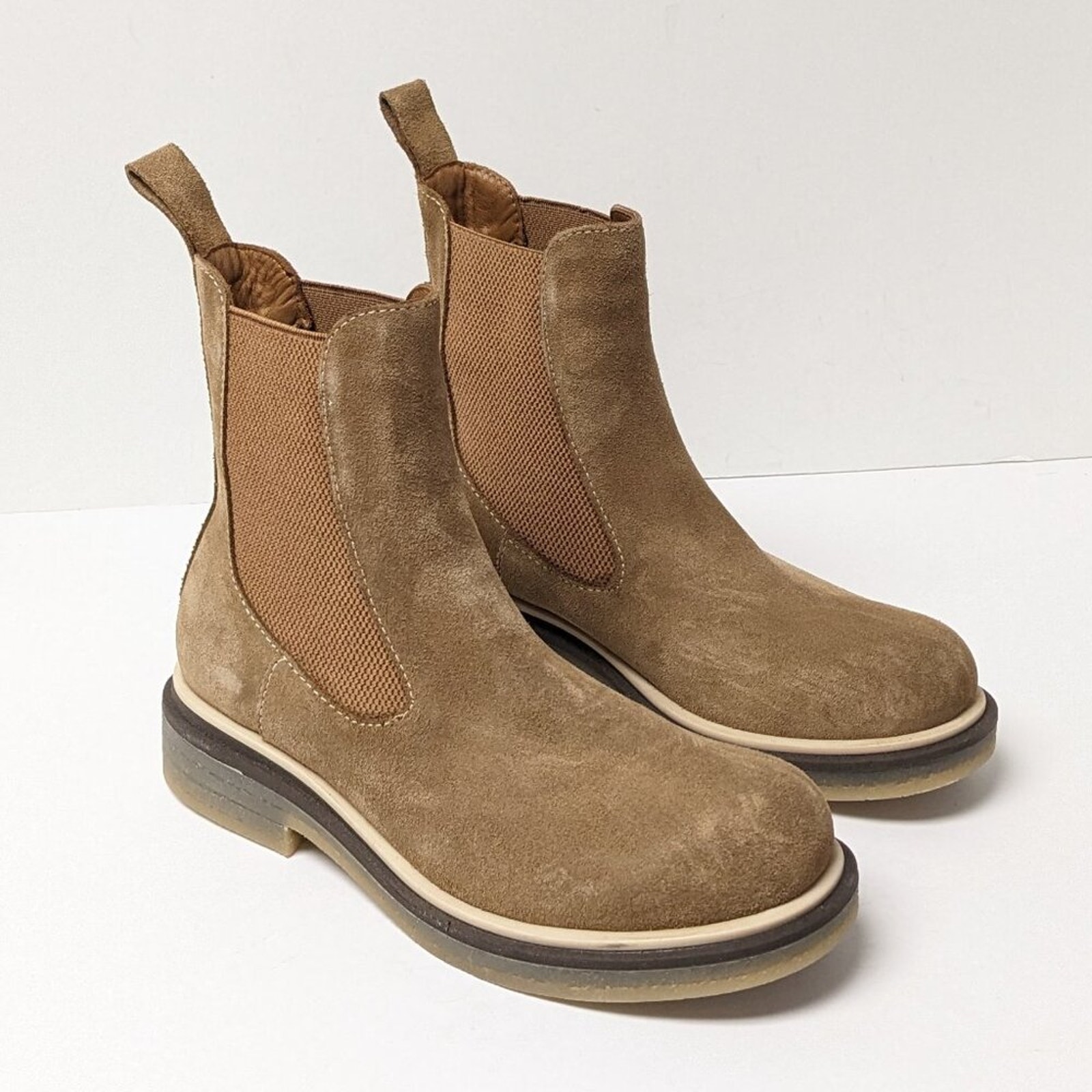 Bueno Wanda Chelsea Boots, Tobacco Suede, Women's 38 EU (US 7.5-8)