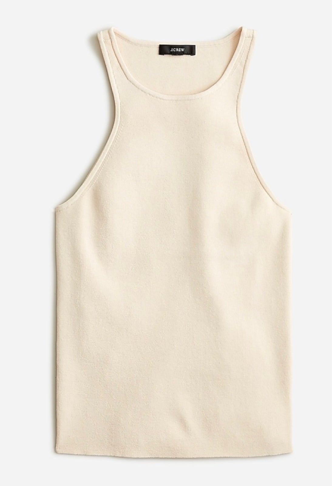 NWT J.Crew super sculpt racerback sweater tank ~ palest peach ~ XS