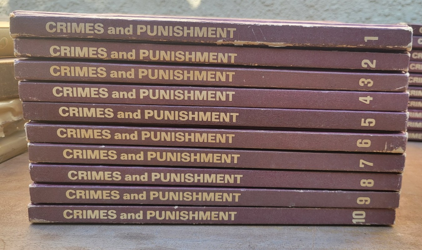 CRIMES & PUNISHMENT FULL SET OF 20 BOOKS