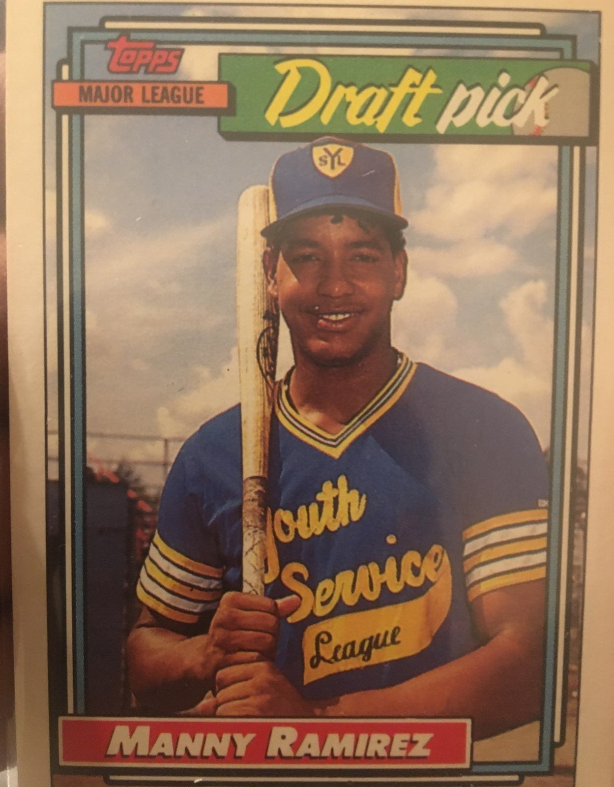 1992 Topps Gold Manny Ramirez rookie ca