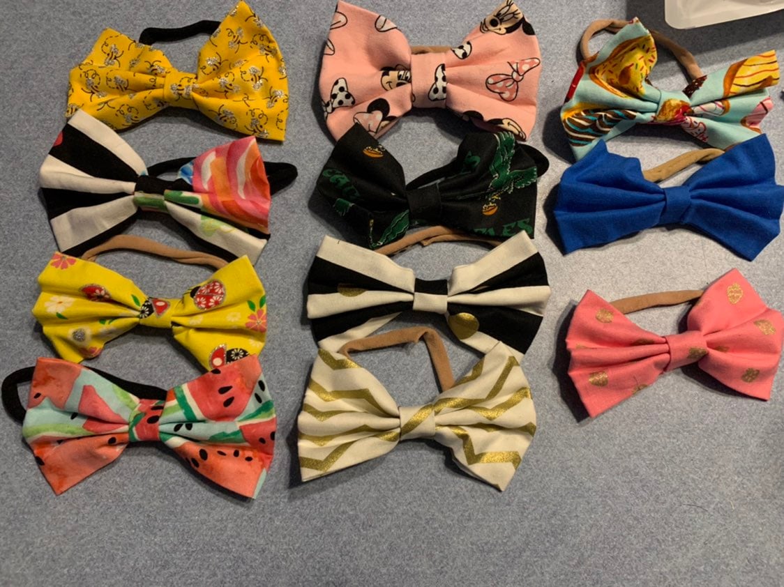 Infant/toddler bow bundle