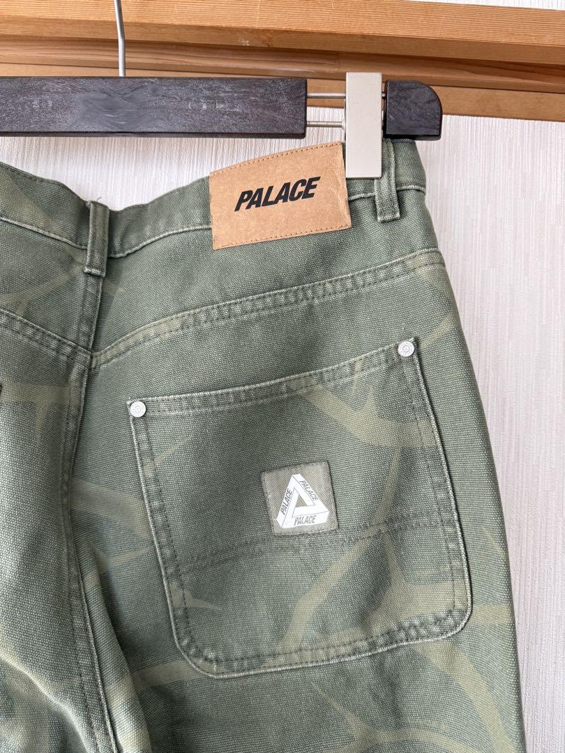 Buy Palace Heavy Canvas Work Pant 'The Deep Green' - P26T011
