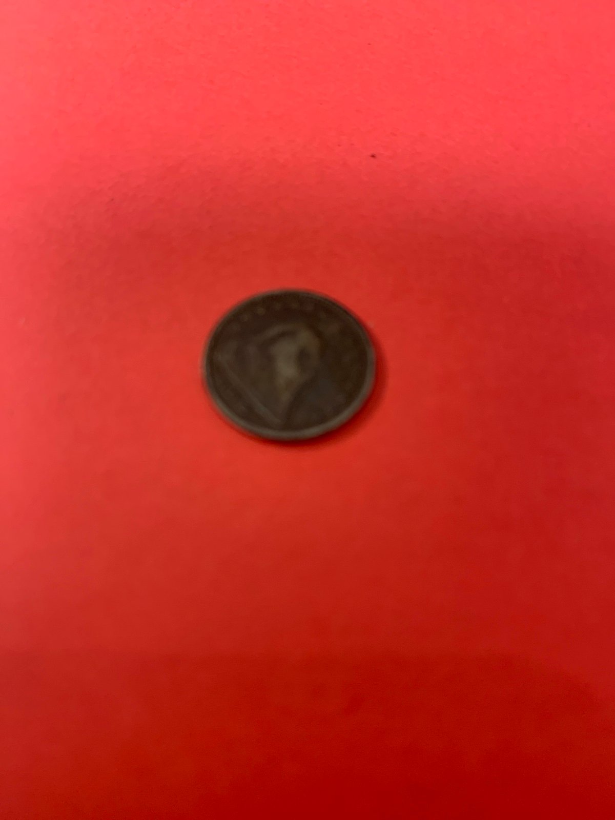 1858 silver US half dime low vintage of 3.5 mil