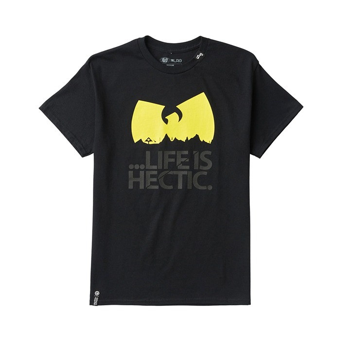 LRG Lifted Research Group X Wu Tang life is hectic shirt Black RARE