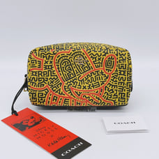 Coach Disney Mickey Mouse X Keith Haring Small Boxy Cosmetic Case C7436 NWT 150