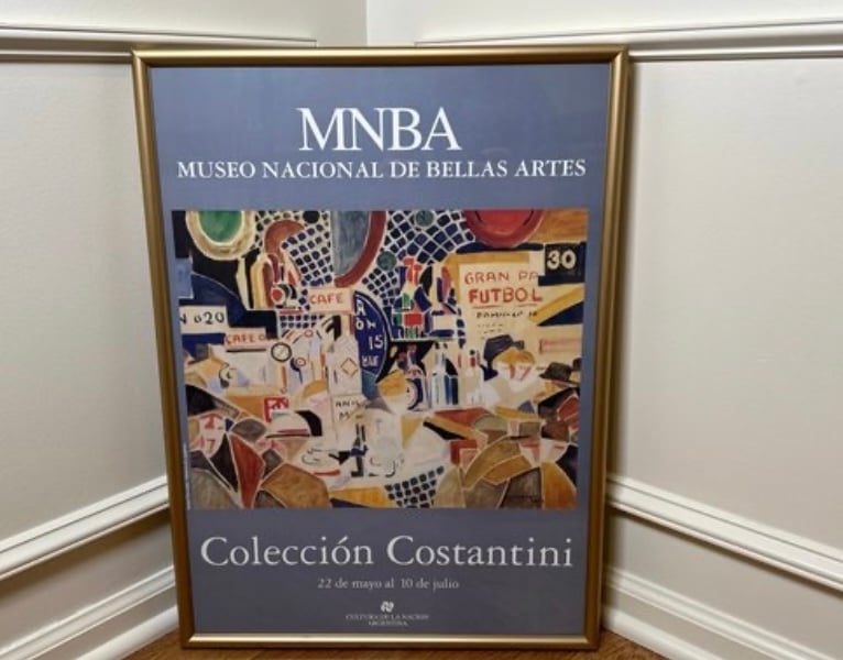 Museo Nacional De Bellas Artes Framed Lithograph Poster Buenos Aires, Argentina