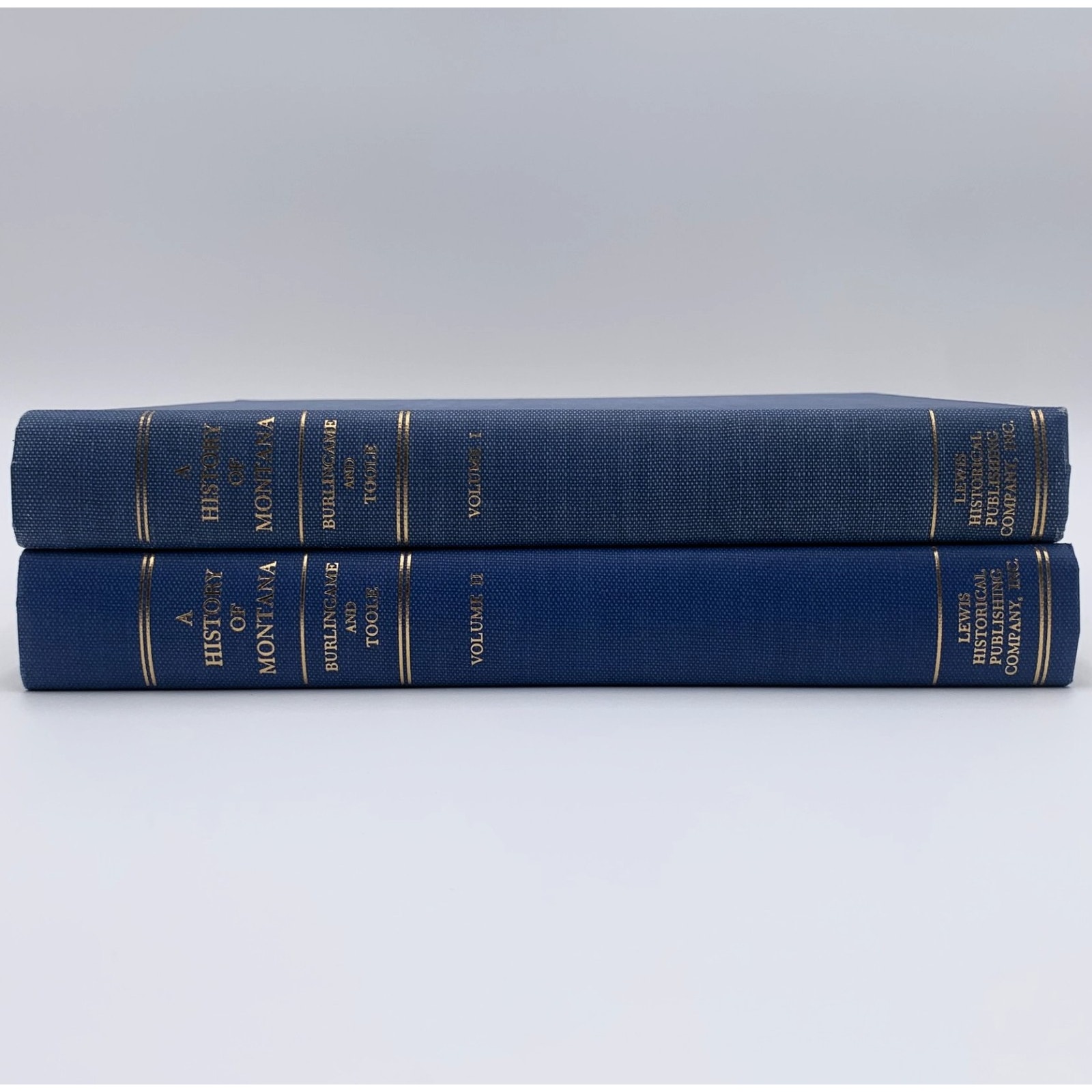 A History of Montana Volumes I and II Merrill G. Burlingame K. Ross Toole VTG