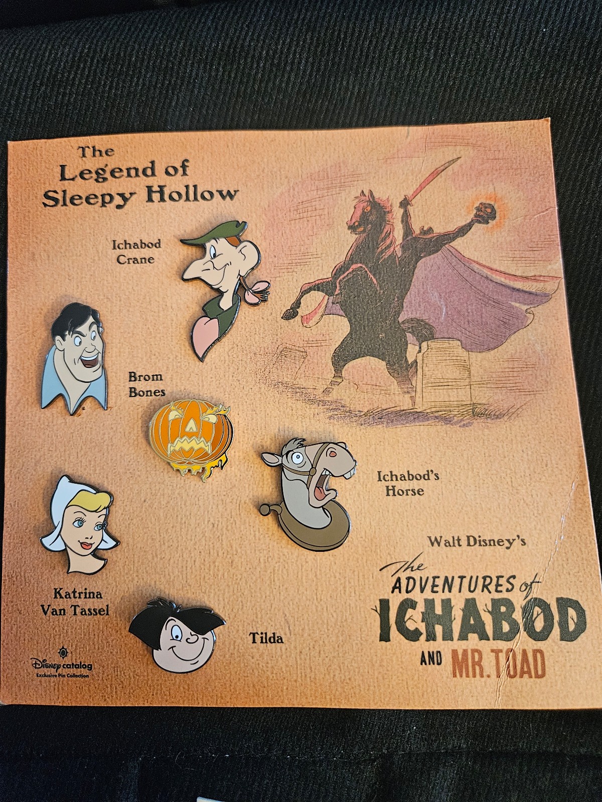 Disney Catalog - The Legend of Sleepy Hollow - Character Heads