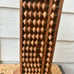 Vintage antique hard wood Chinese abacus table lamp