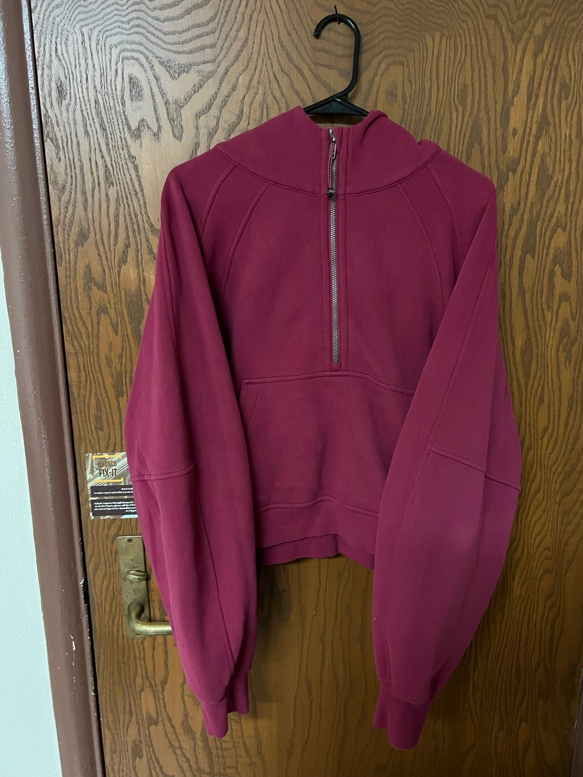 lululemon scuba half zip hoodie