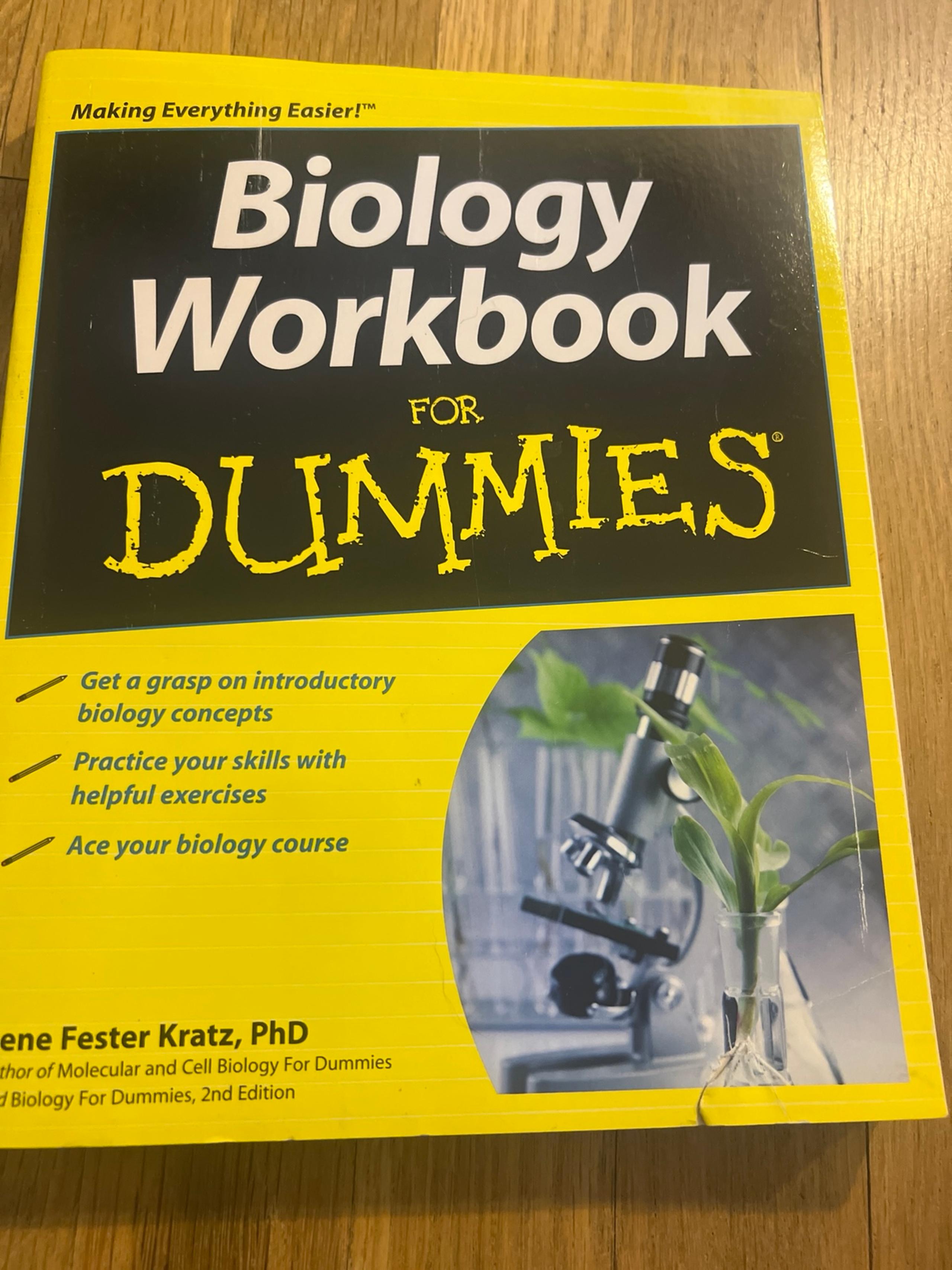 Biology workbook for dummies