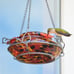 Nature's Way Bird Products GHF5 Hand Blown Garden Top Fill Hummingbird Feeder, 1