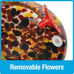 Nature's Way Bird Products GHF5 Hand Blown Garden Top Fill Hummingbird Feeder, 1