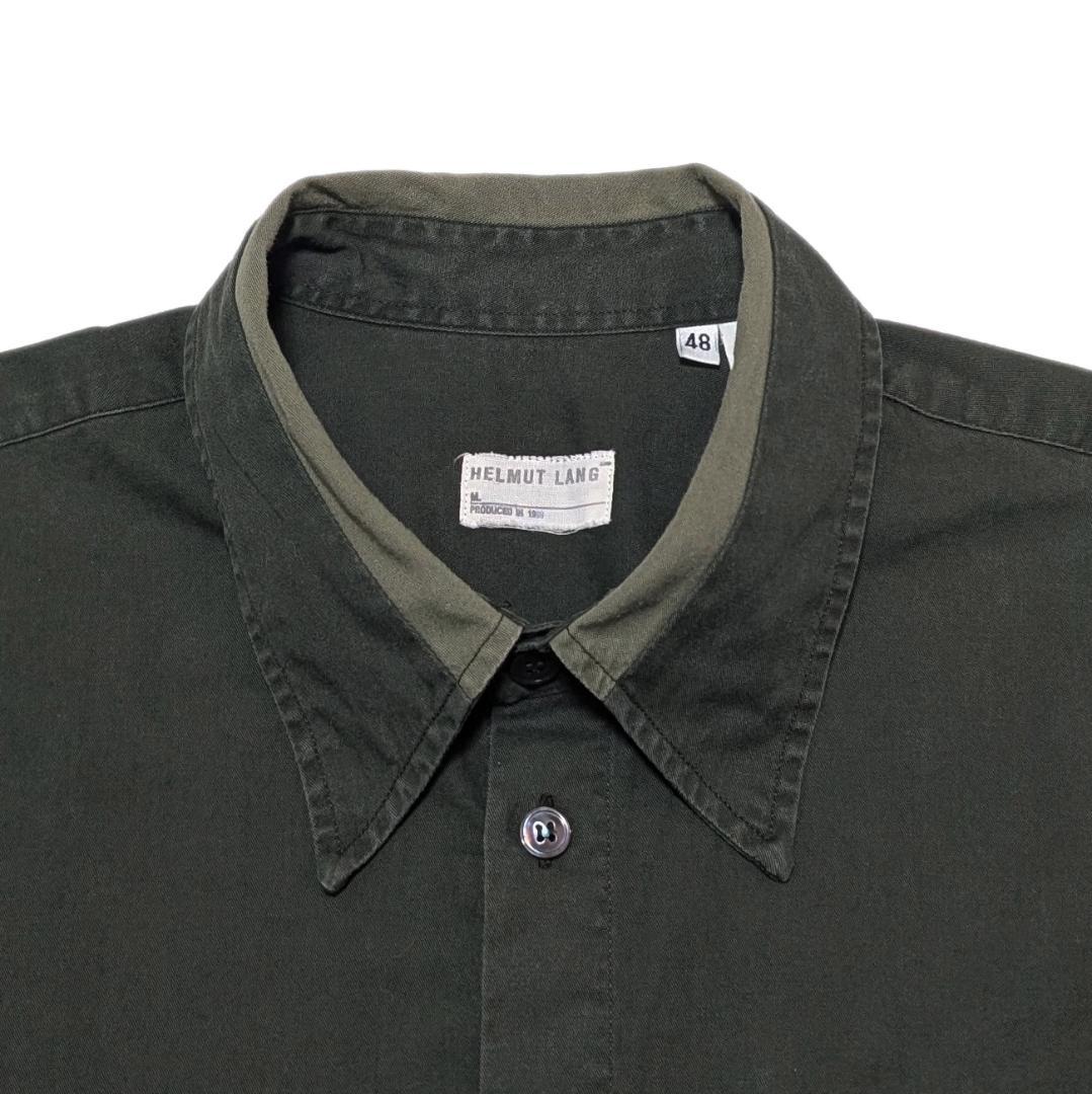 90's HELMUT LANG Italian-made long-sleeved shirt, Helmut Lang's own period.