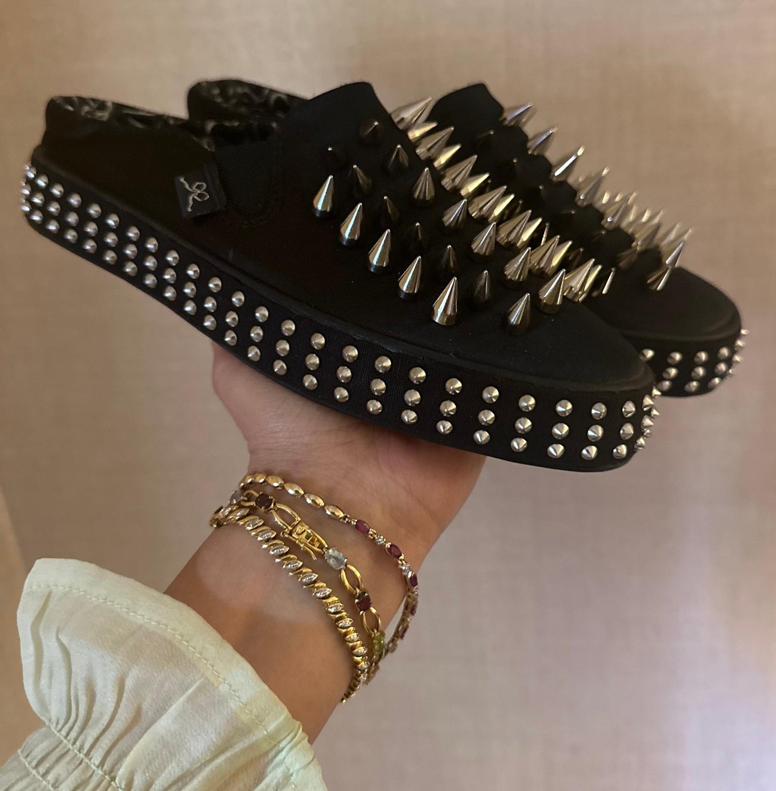 Keds Women's Black Keds X Maisie Wilen Kickback Mule Stud Slip On Sneaker size 6