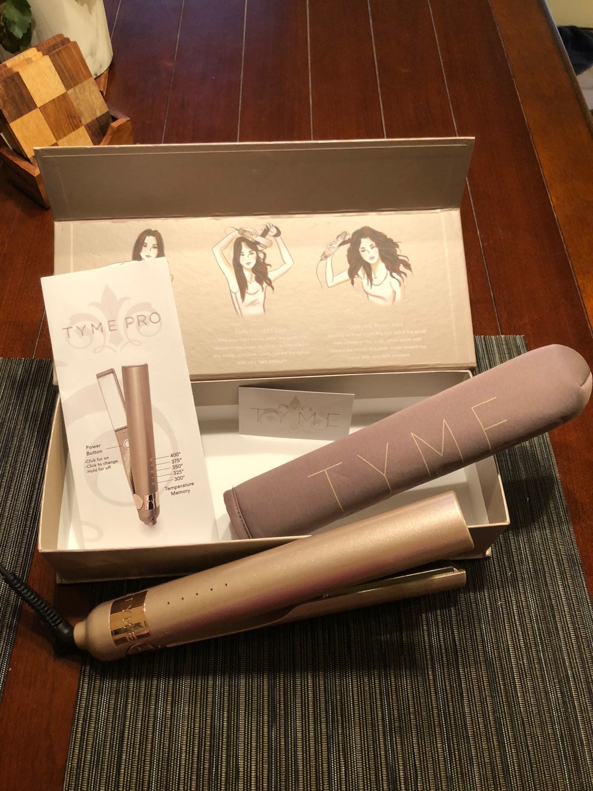 tyme hair iron
