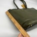 Patricia Nash Convertible Leather Mallory Tote Soft Olive
