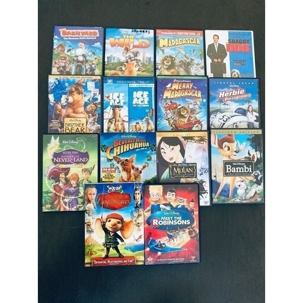 Huge Disney Kids Classics DVD 11 Movie Lot