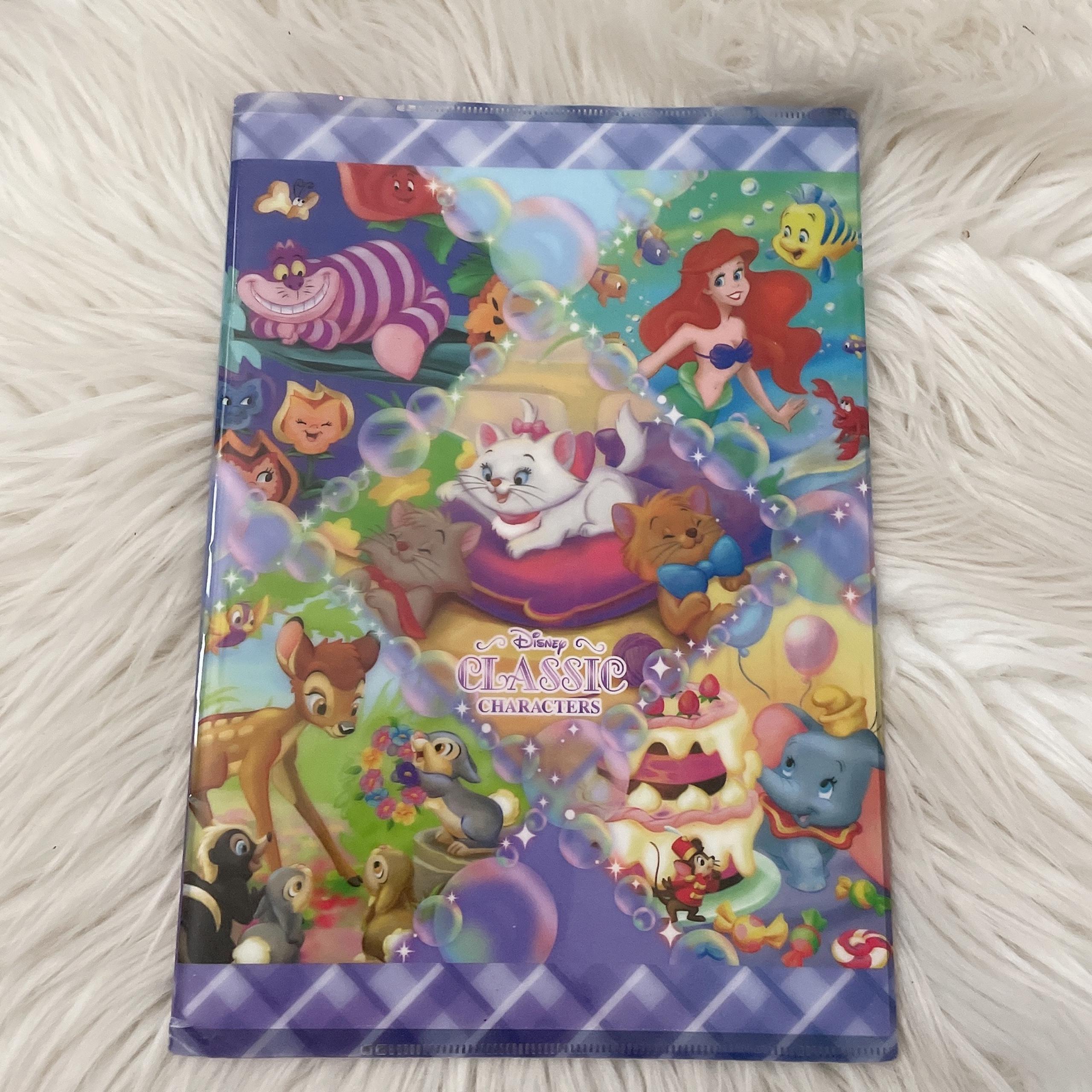 Disney classic characters rare Japanese edition notebook