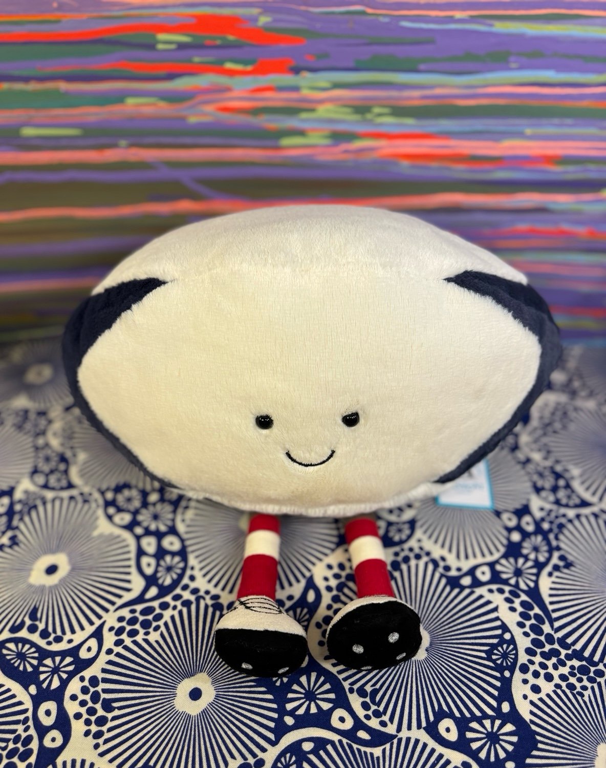 NWT Jellycat Amuseable Sports Rugby Ball! Retired! Fast Shipping!