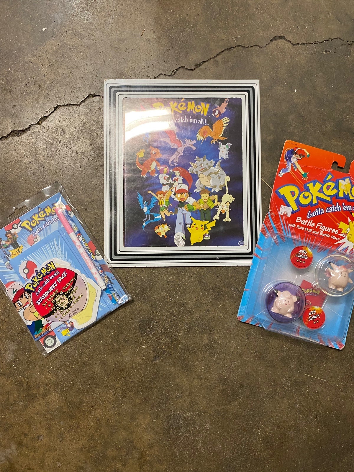 1995/1996 Vintage Pokémon collectible set