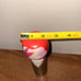 Lucie Kaas Sketch Inc Wood Kokeshi Doll Aladdin Sane David Bowie hand painted