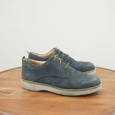 Samuel Hubbard m1100 Mens Free Oxfords Shoes Blue Nubuck Leather Size 8M