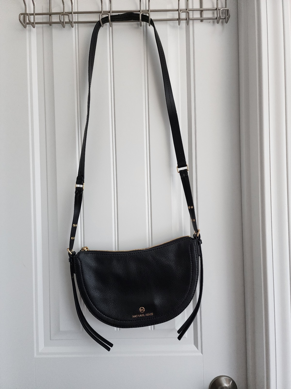 Michael Kors Small Black Camden Crossbody Bag