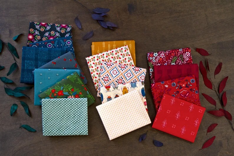 MAVEN-Fat Quarter Bundle designed by Maureen Cracknell for Art Gallery Fabrics