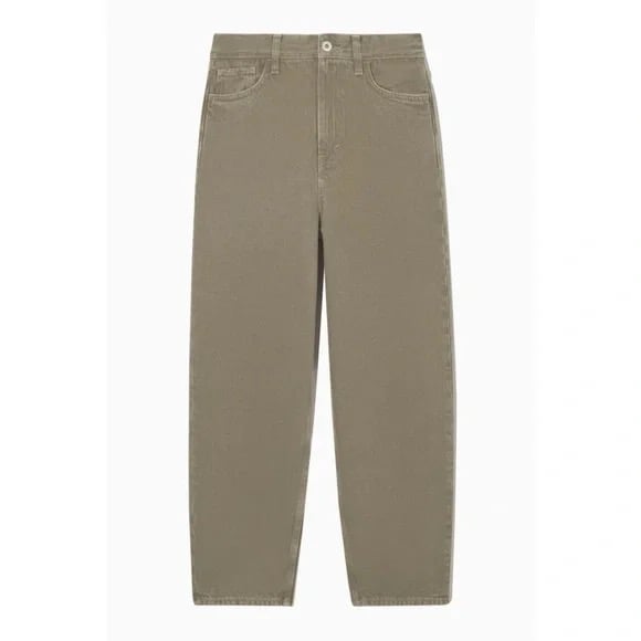 NWT COS Tapered Ankle-Length Jeans in Tan