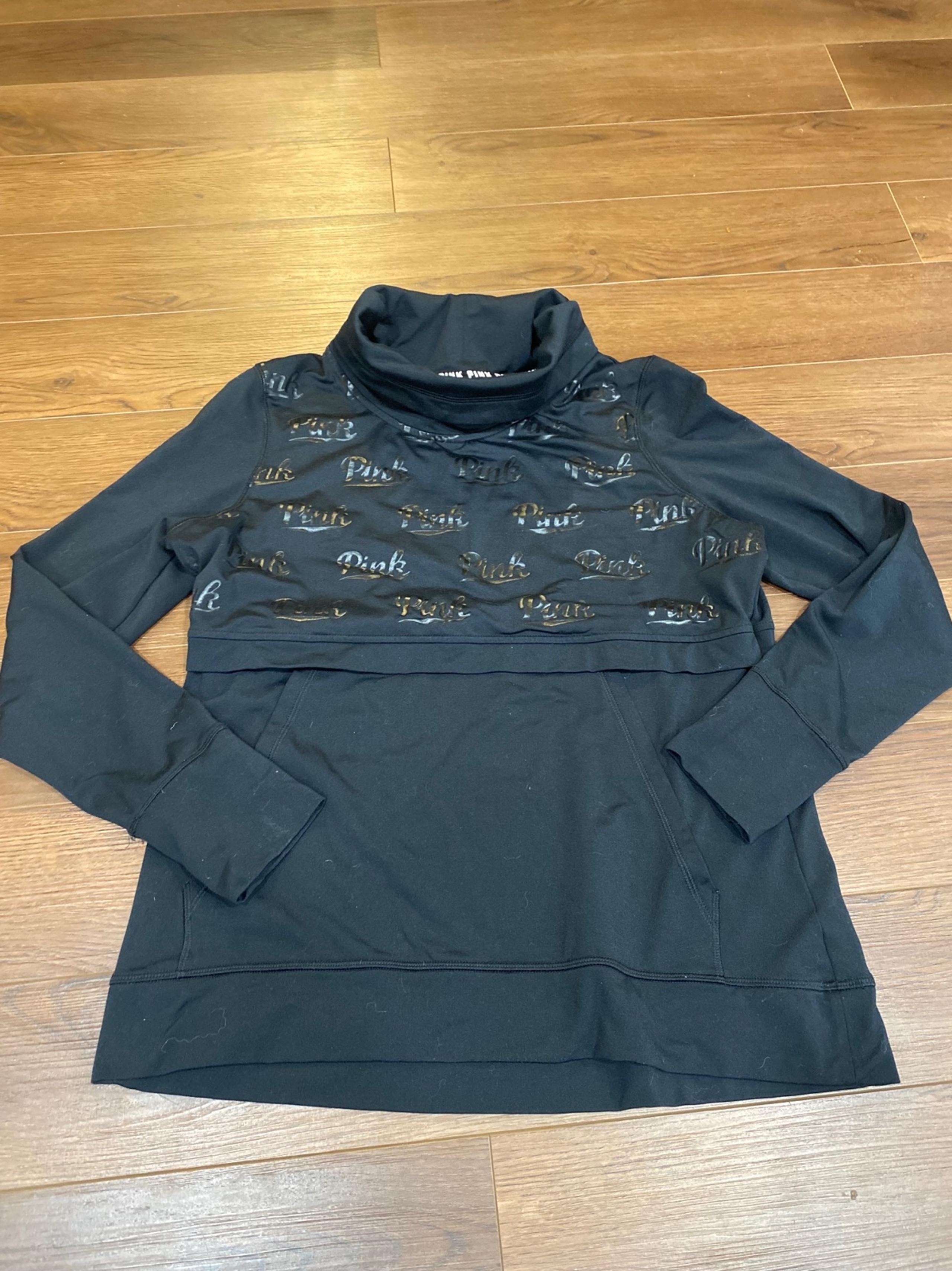 Victoria’s Secret PINK Ultimate Pullover - Women’s Large - Black